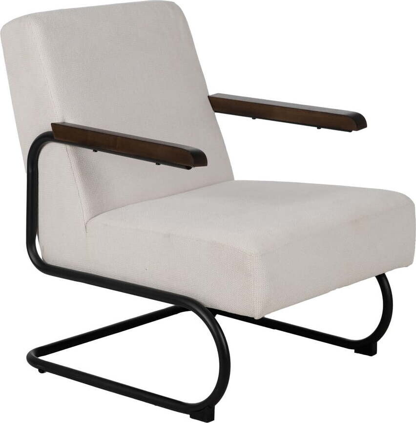 Béžové žinylkové křeslo Industra – Ixia