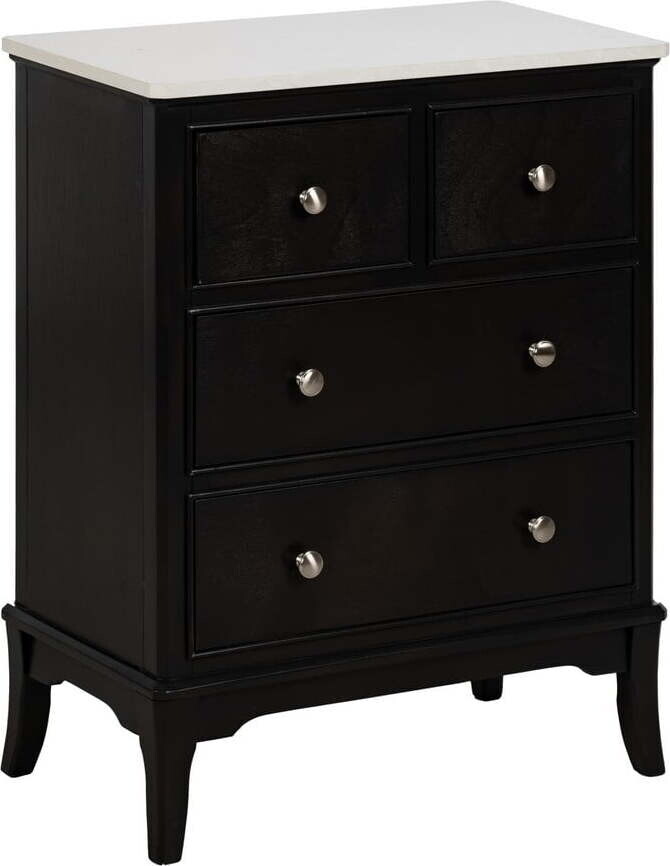 Černá komoda 60x75,5x33 cm Mods – Ixia