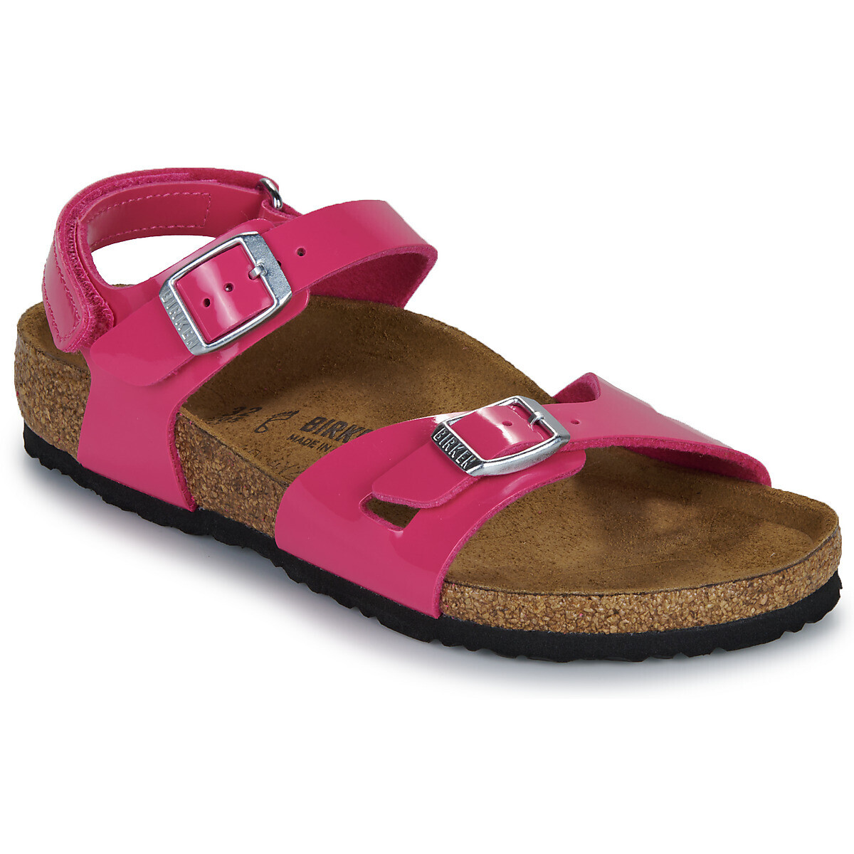 BIRKENSTOCK  Rio AS Kids BF Patent Fuchsia Tulip  Růžová