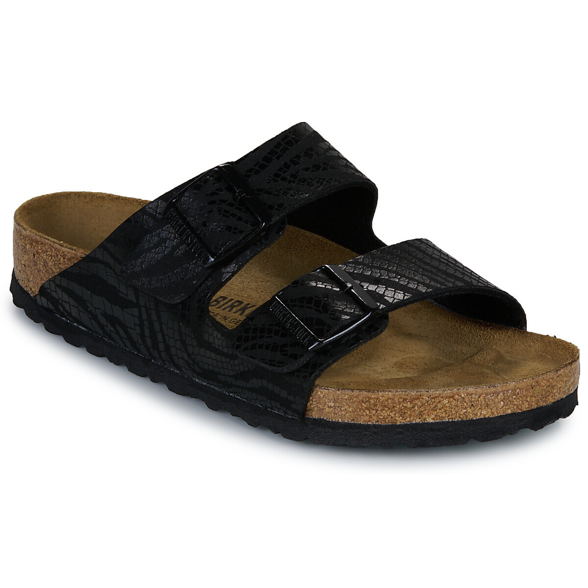BIRKENSTOCK  Arizona SYN Soft Zebra Black  Černá