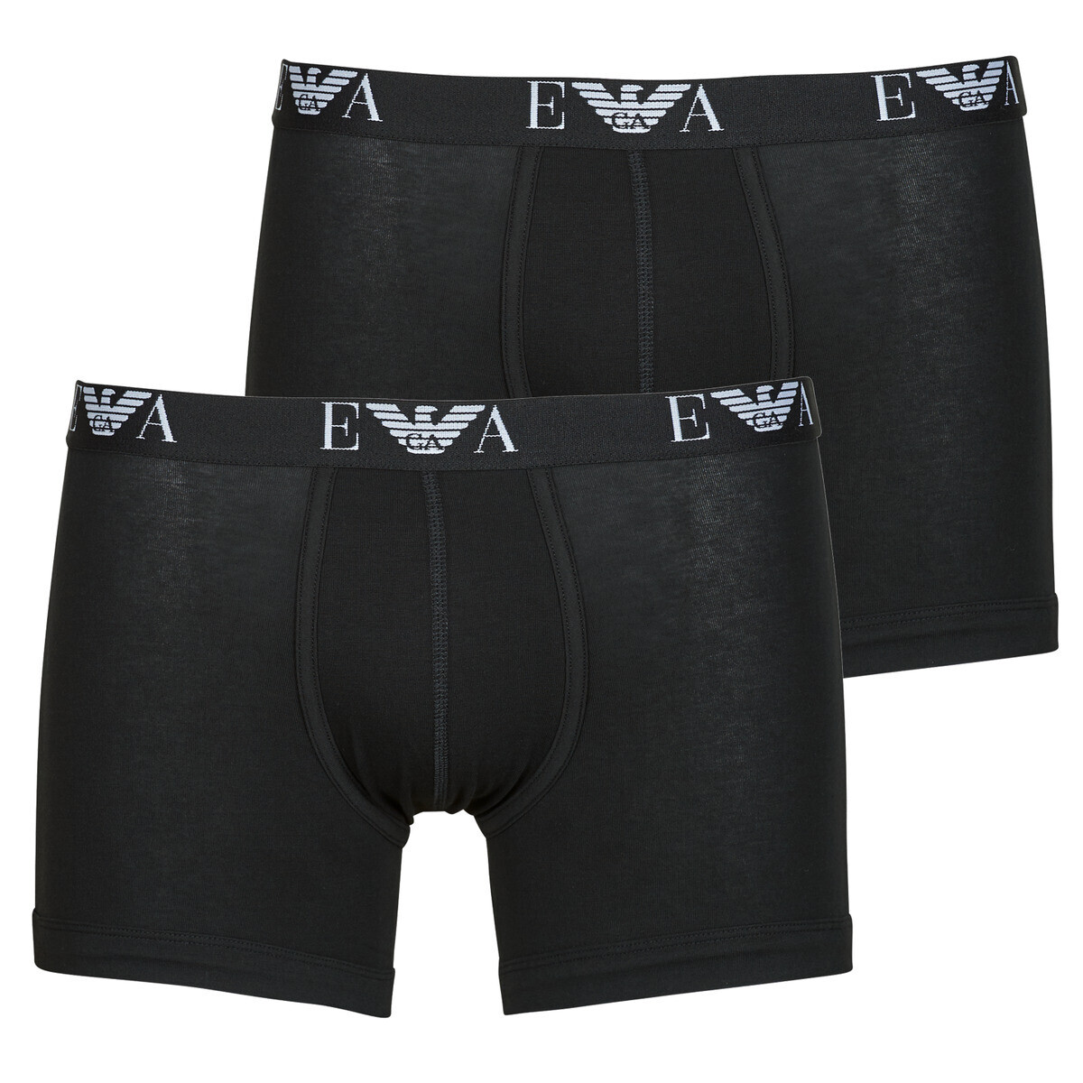 Emporio Armani  MONORGRAM 2 PACK BOXER  Černá