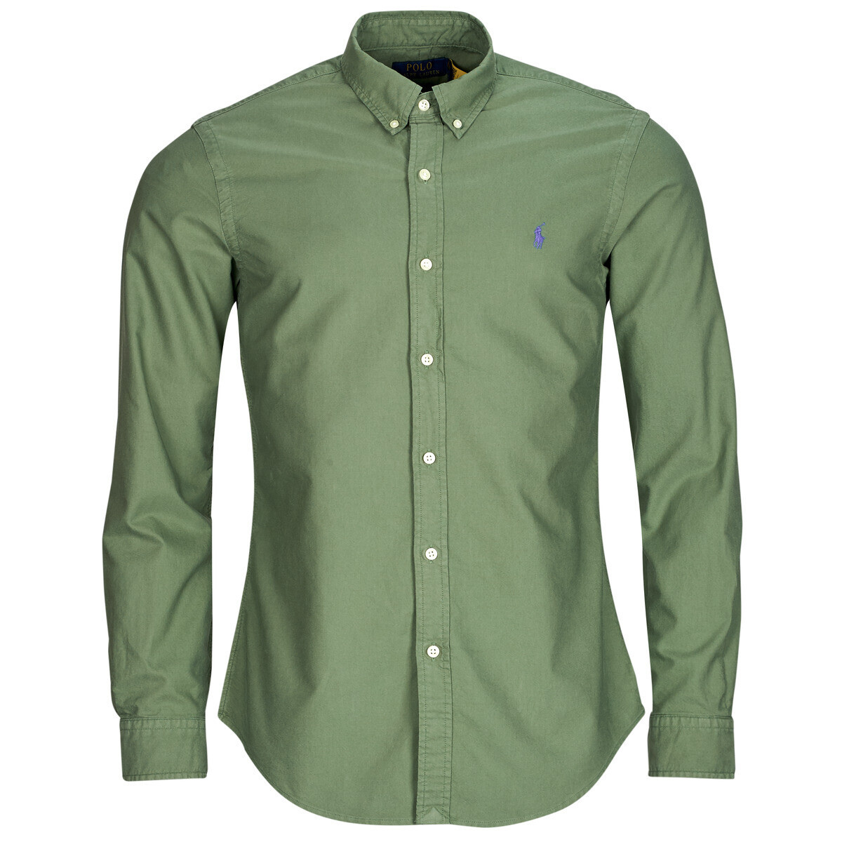 Polo Ralph Lauren  CHEMISE AJUSTEE SLIM FIT EN OXFORD LEGER  Khaki