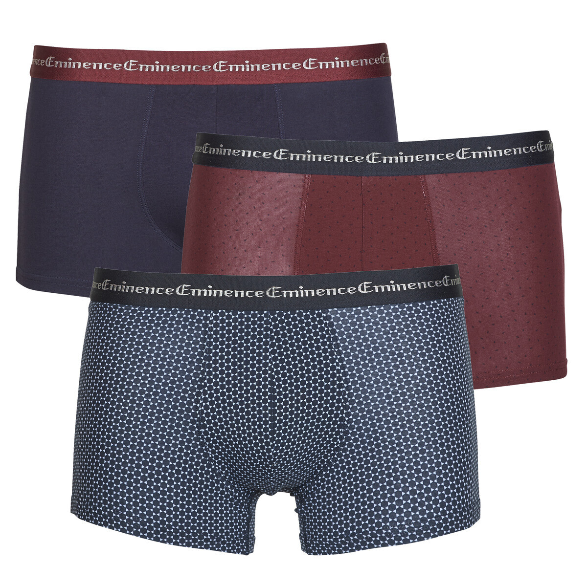Eminence  BUSINESS BOXER Pack de 3  Tmavě modrá