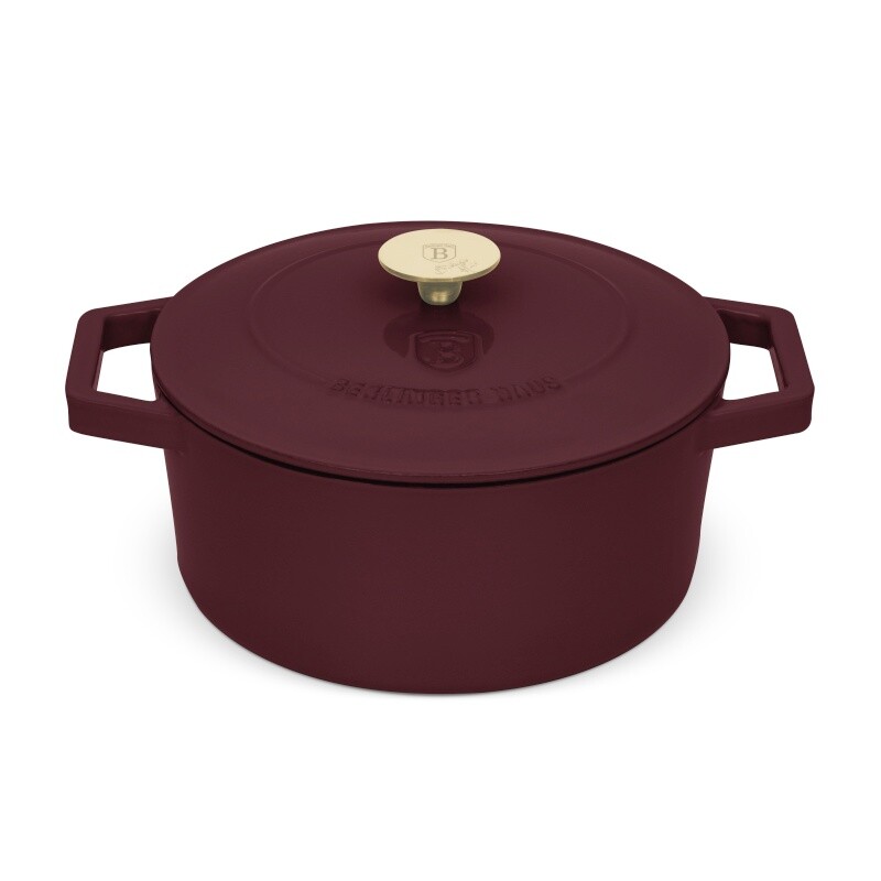 BERLINGERHAUS Pekáč litinový s poklicí 24 cm Leonardo Collection BH-6542