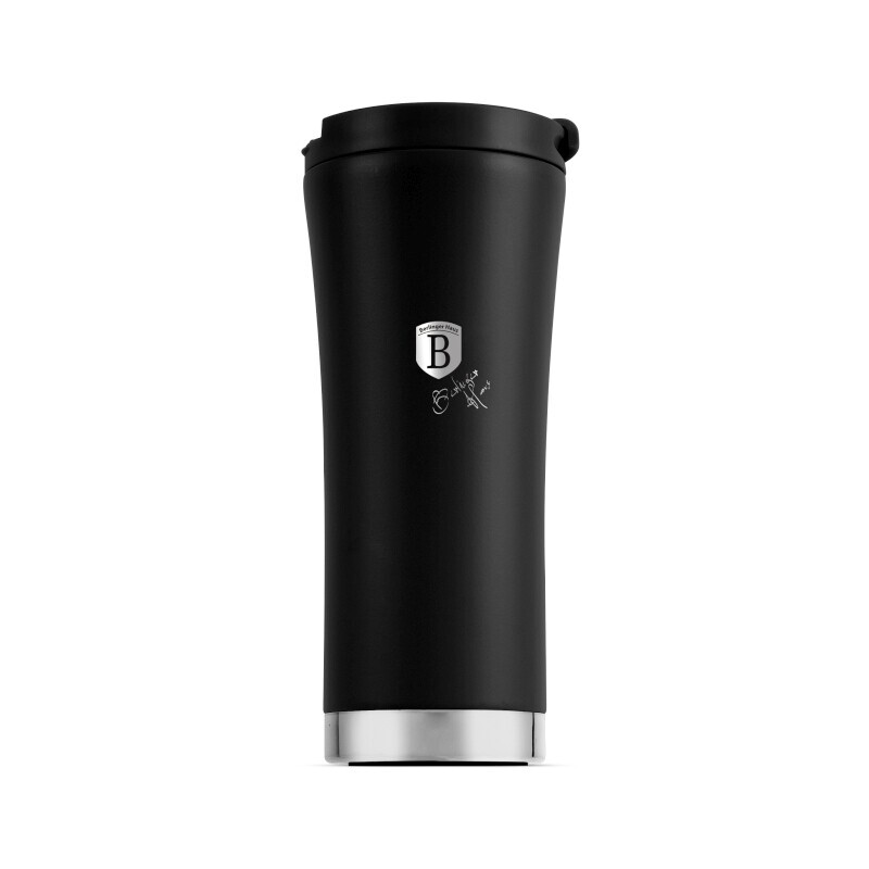 BERLINGERHAUS Termohrnek s dvojitou stěnou nerez 0,5 l Matte Black Collection BH-8751