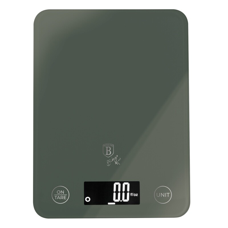 BERLINGERHAUS Kuchyňská váha digitální 5 kg Matte Green Collection BH-9758
