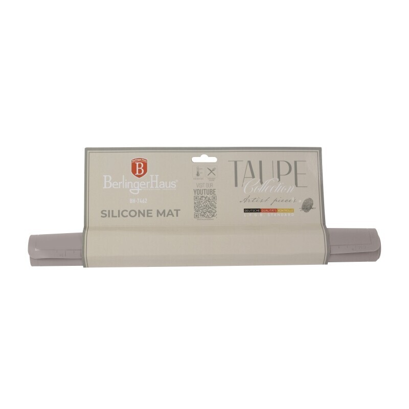 BERLINGERHAUS Silikonový vál na těsto 62×42 cm Taupe Collection BH-7462