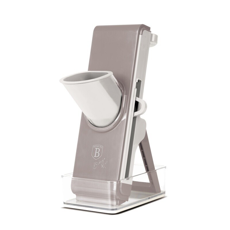 BERLINGERHAUS Struhadlo na zeleninu s nádobou 4v1 Taupe Collection BH-8798