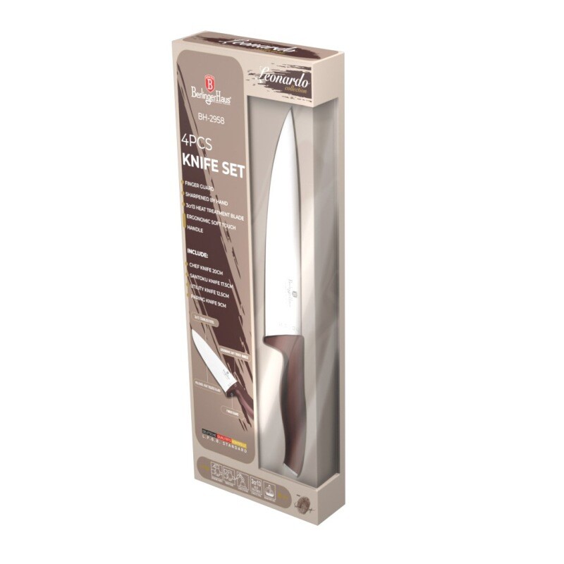 BERLINGERHAUS Sada nožů nerez 4 ks Leonardo Collection BH-2958