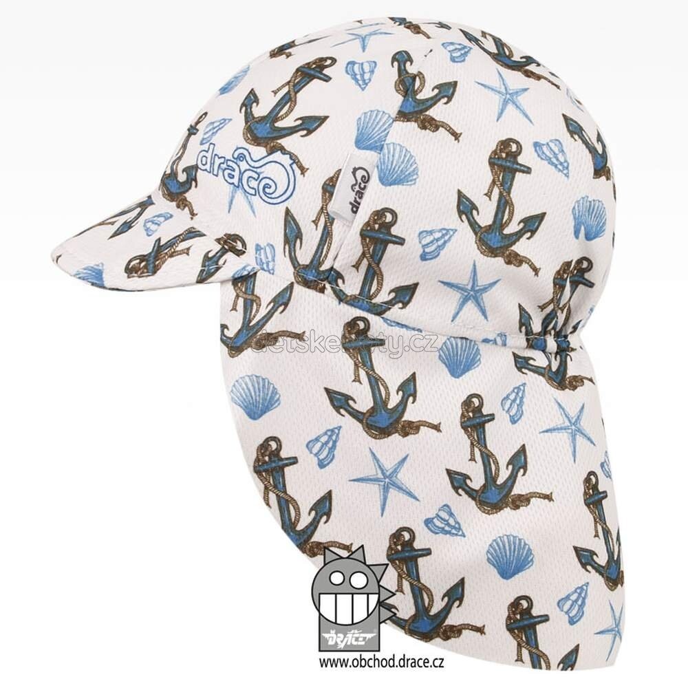 letní kšiltovka s plachetkou Safari - vzor 02 Velikost: 46-48