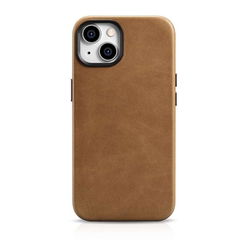 Zadní kryt LEATHER MAG COVER case pro Samsung Galaxy S25+, brown
