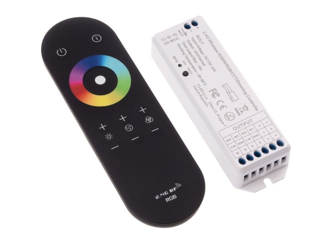 T-LED LED ovladač s přijímačem BOLO RGB 063948