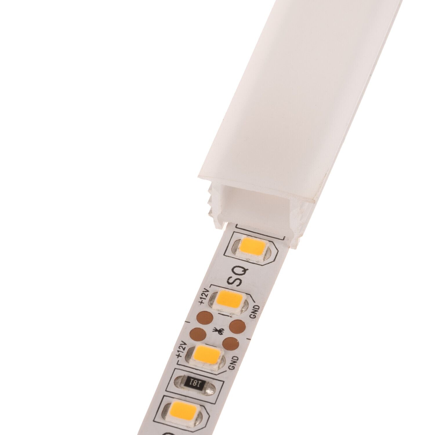 T-LED Vestavný silikonový profil pro LED pásky hranatý VS1 117050