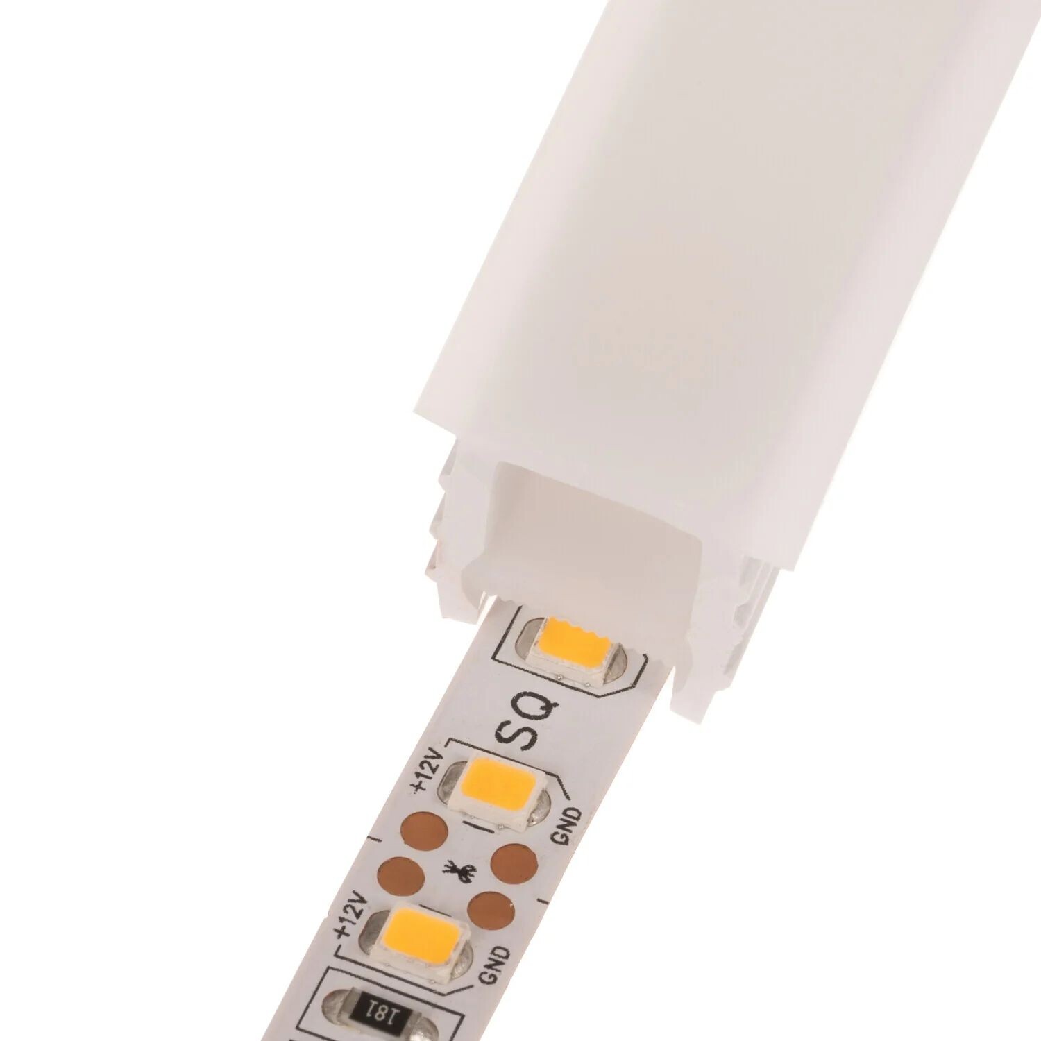 T-LED Vestavný silikonový profil pro LED pásky hranatý VS2 117051