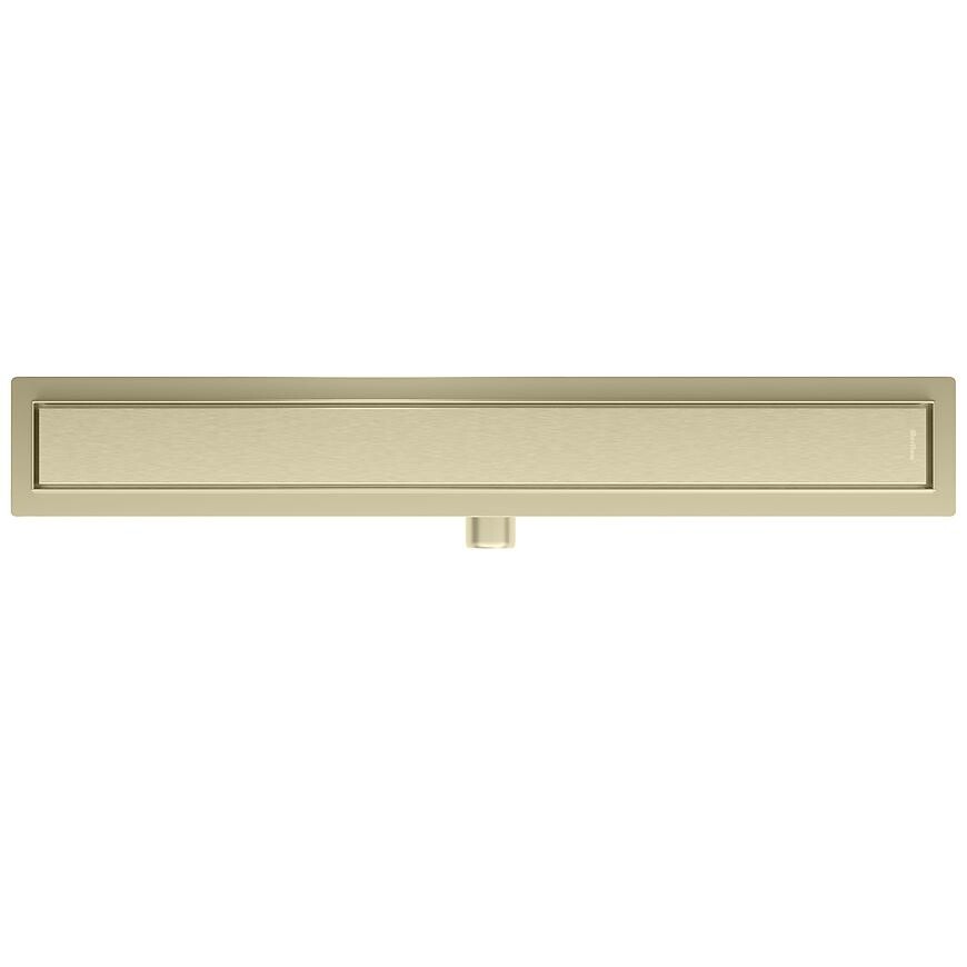 Odtokový žlab lineární  + plný oboustranný kartáčované zlato 700