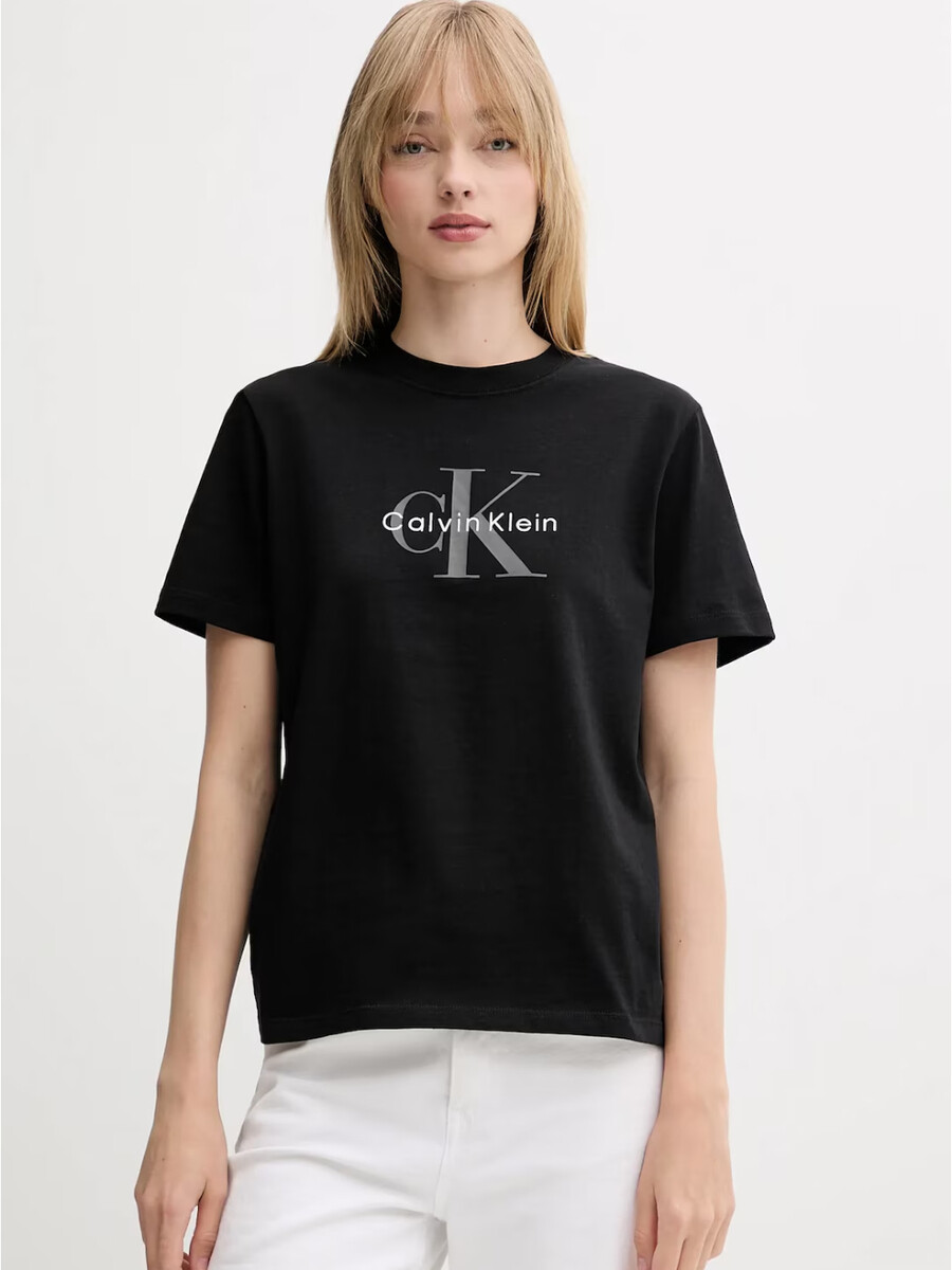 Calvin Klein dámské černé tričko - M (UB1)
