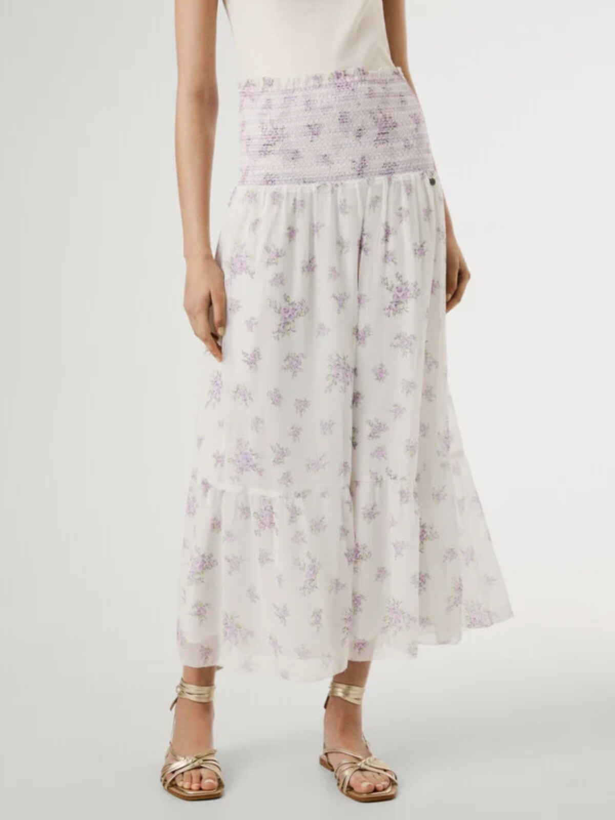 Pepe Jeans dámská vzorovaná sukně Lizz PL901223808 M