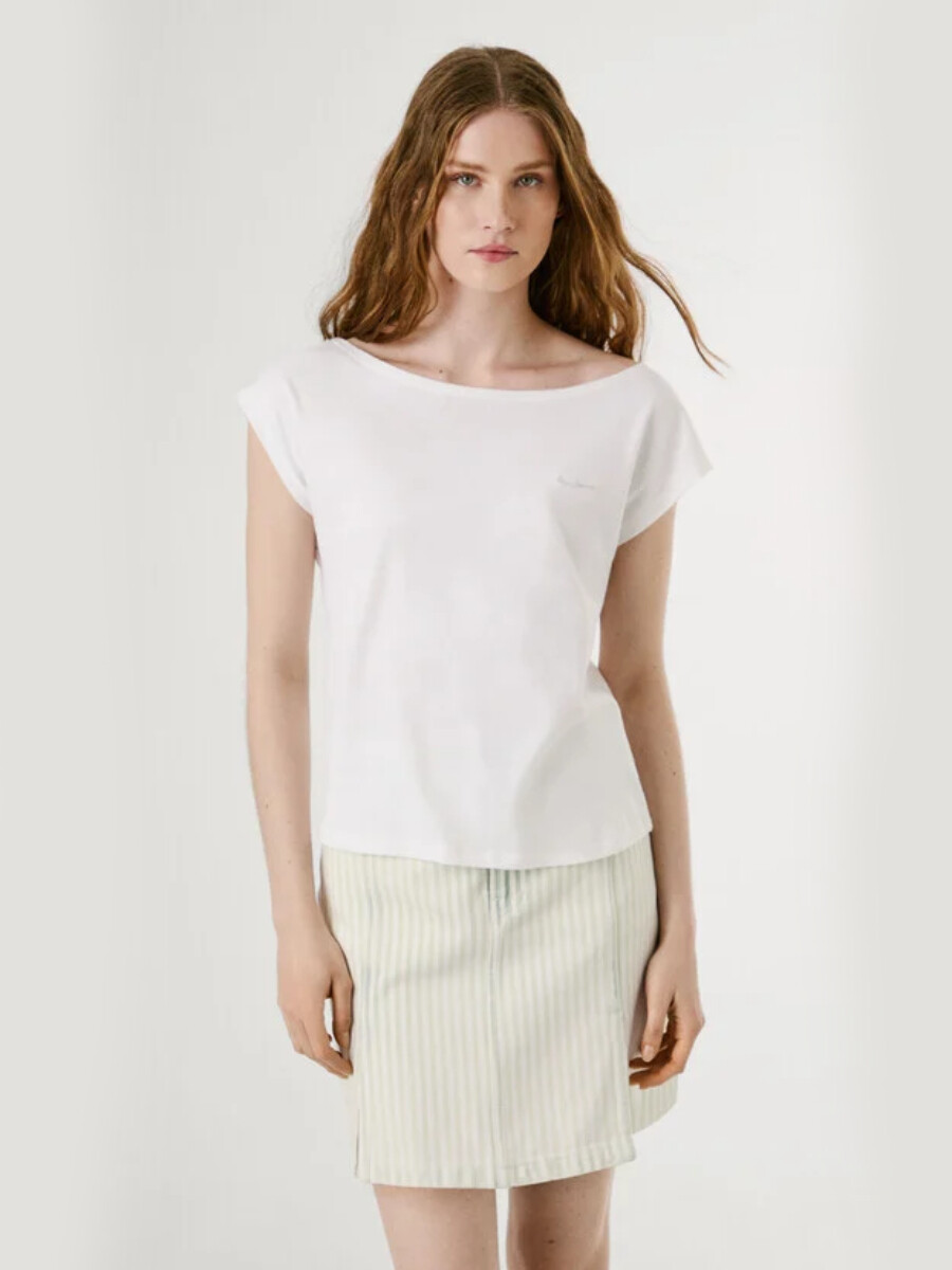 Pepe Jeans dámské bílé tričko Alice - M (800)