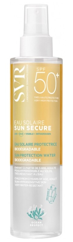 SVR Osvěžující dvoufázový opalovací sprej SPF 50+ Sun Secure (Sun Protection Water) 200 ml