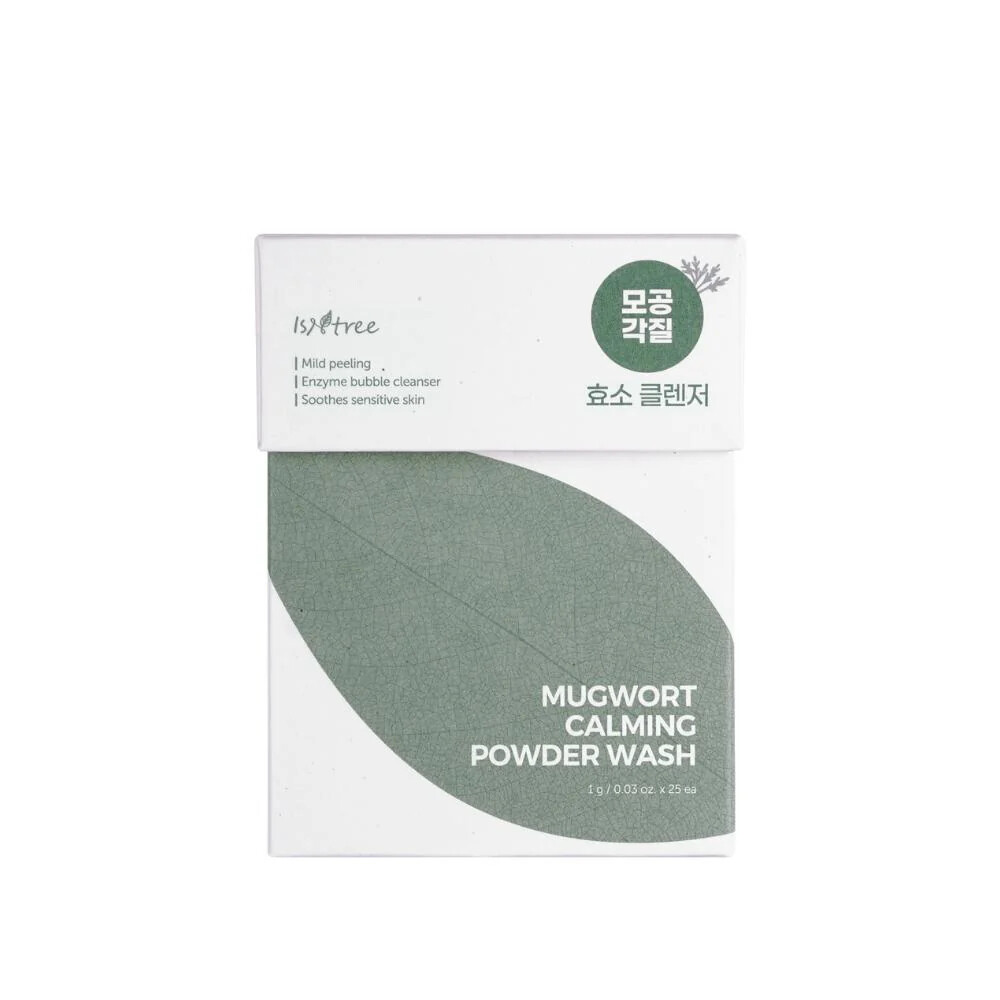 Isntree Zklidňující čisticí prášek Mugwort (Calming Powder Wash) 25 x 1 g