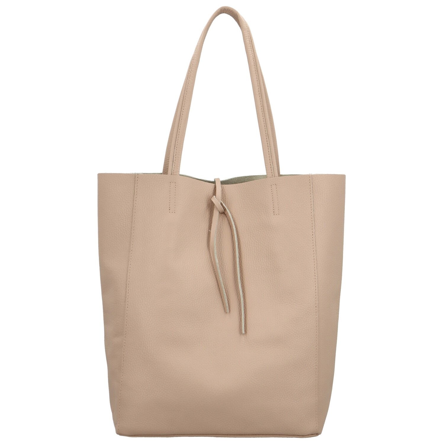 Luxusní dámská kožená kabelka Jane, starorůžová