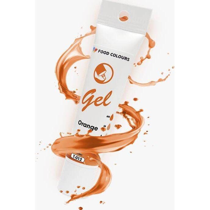Food Colours gelová barva tuba Orange 30 g - dortis