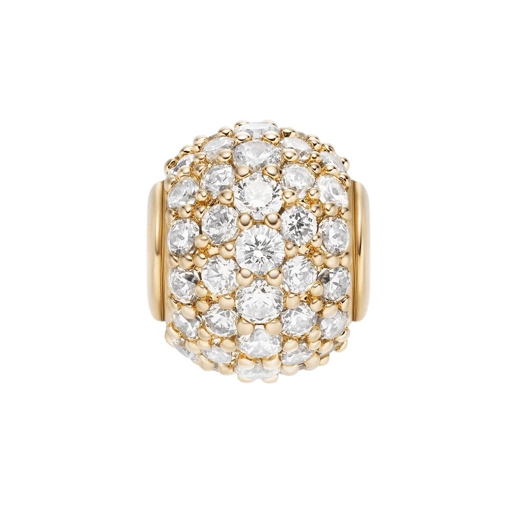 Daniel Wellington Půvabný pozlacený korálek s krystaly DW00400437