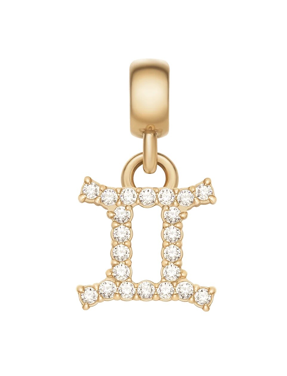 Daniel Wellington Pozlacený přívěsek s krystaly Blíženci Crystal Zodiac DW00400758