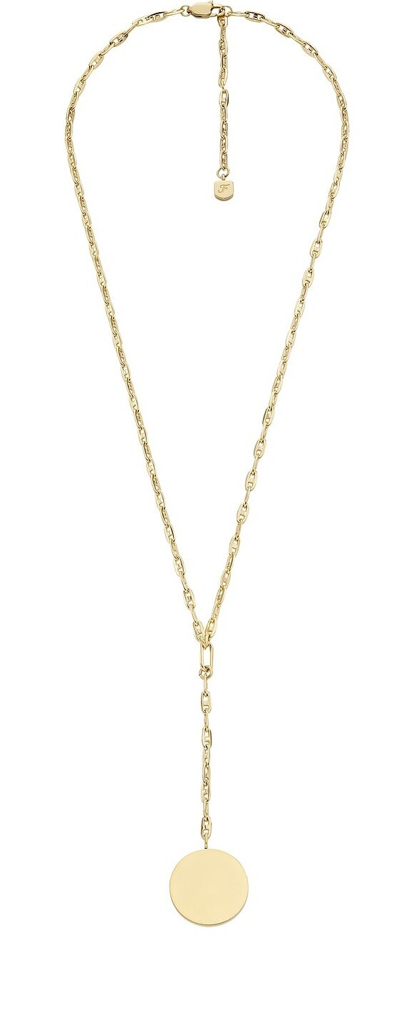 Fossil Stylový pozlacený náhrdelník Heritage JA7258710