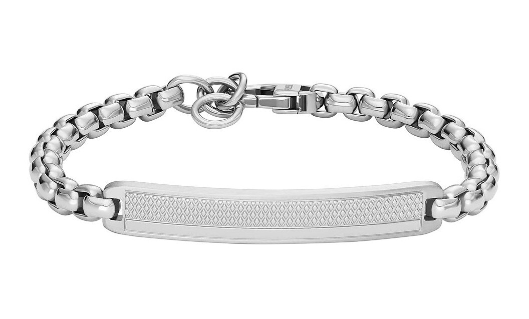 Fossil Výrazný pánský náramek z oceli Knox JF04767040