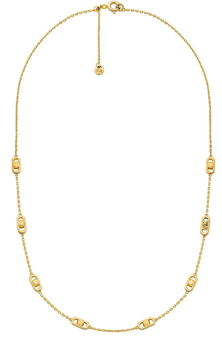 Michael Kors Pozlacený náhrdelník Astor Link MKC173200710