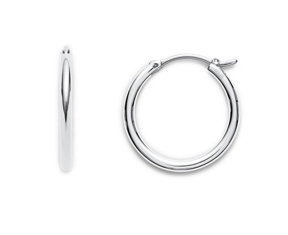 Fossil Nadčasové ocelové náušnice kruhy JOF00001040