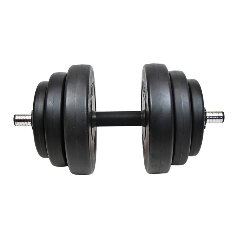 Lifefit Činka nakládací jednoruční 18 kg vinyl-cement 30mm tyč/6x kotouč
