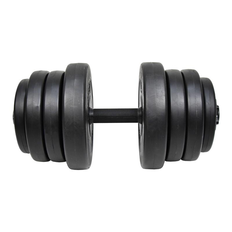 Lifefit Činka nakládací jednoruční 23 kg vinyl-cement 30mm tyč/8x kotouč