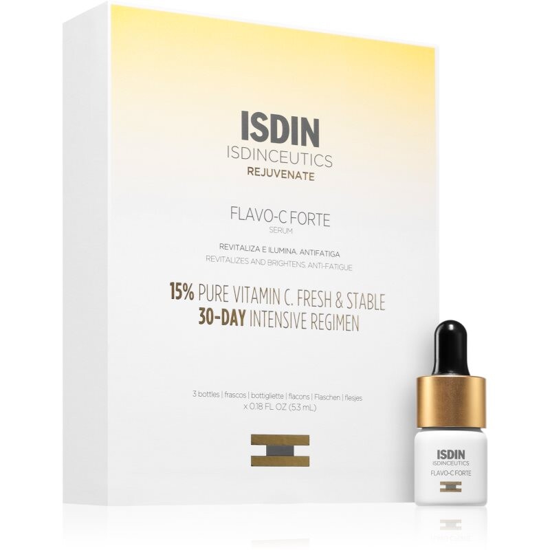 ISDIN Isdinceutics Flavo-C Forte intenzivní sérum s vitaminem C 3x5.3 ml