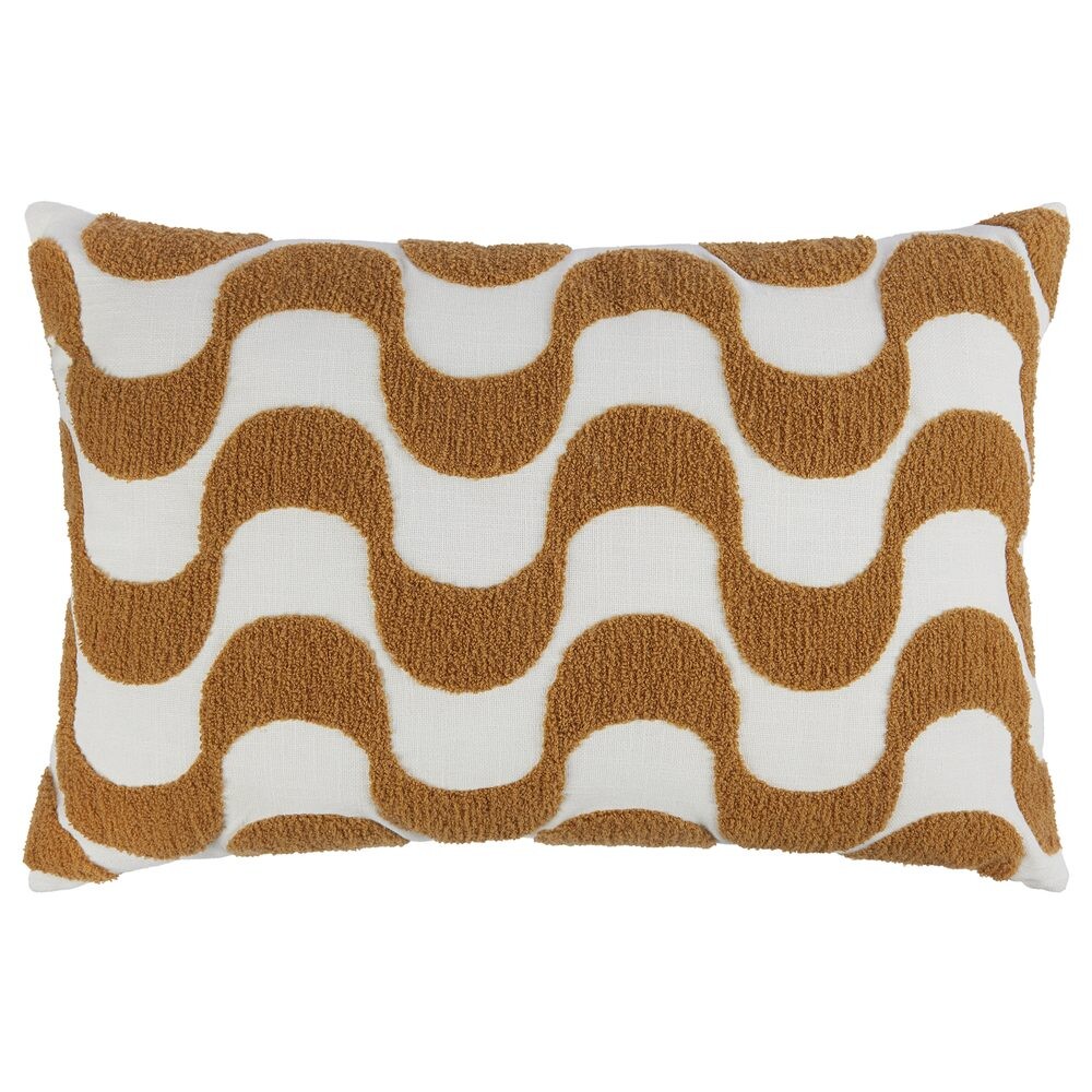 GROOVY Polštář 40 x 60 cm - hnědá