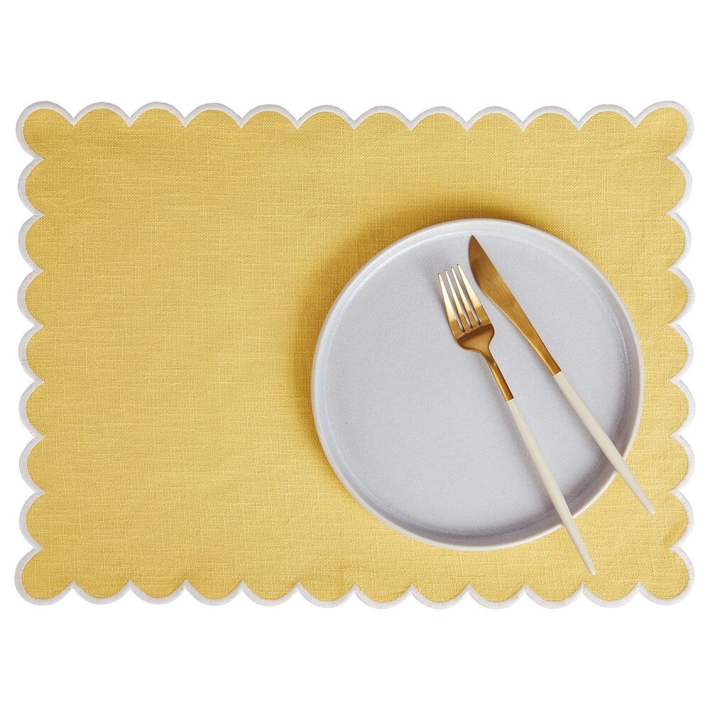 SUMMER CHEER Prostírání 47 x 33 cm - žlutá