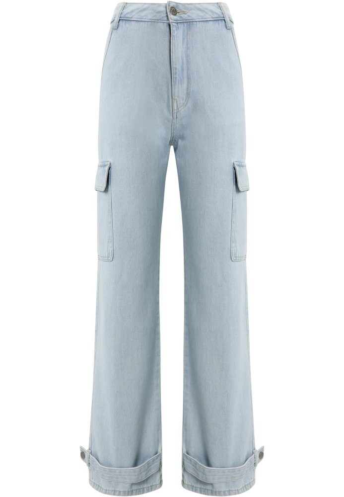 DEF Cargo Pants Denim - denim iceblue S