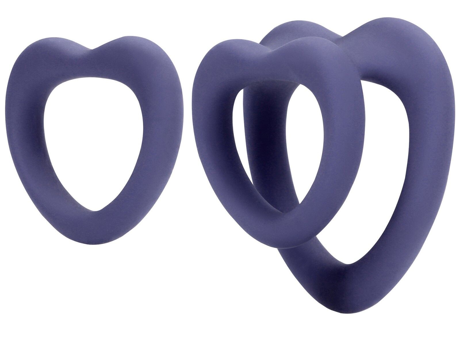 SHOTS Sada erekčních kroužků ve tvaru srdce Loveline - SHOTS