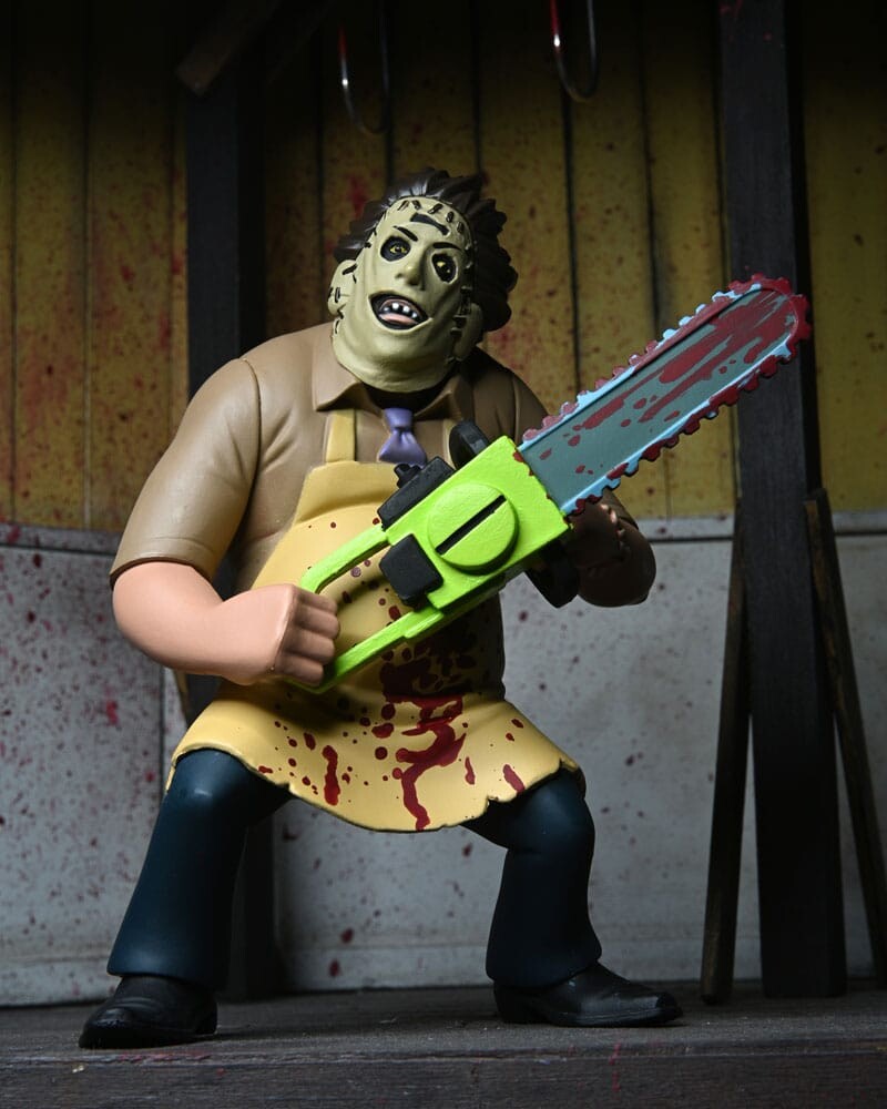 NECA | Texas Chainsaw Massacre - sběratelská figurka Toony Terrors 50th Anniversary Leatherface (Bloody) 15 cm