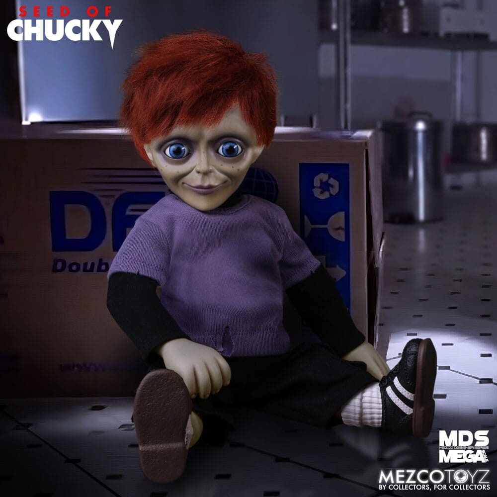 Mezco | Childs Play (Chucky) - sběratelská panenka Glen (MDS Mega Scale) 38 cm