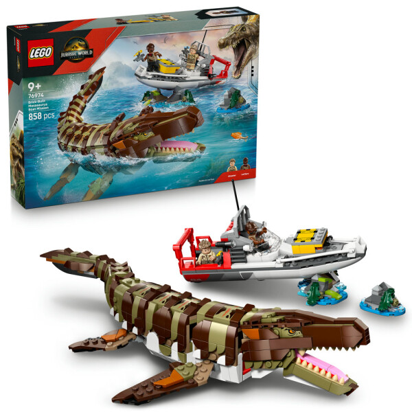 LEGO® Jurassic World 76974 Mise na lodi s mosasaurem z kostek