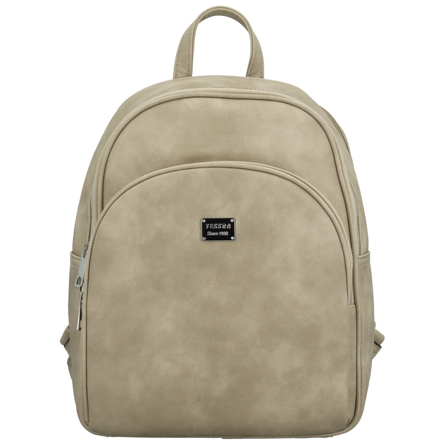 Trendy dámský koženkový kabelko-batoh Renie, khaki