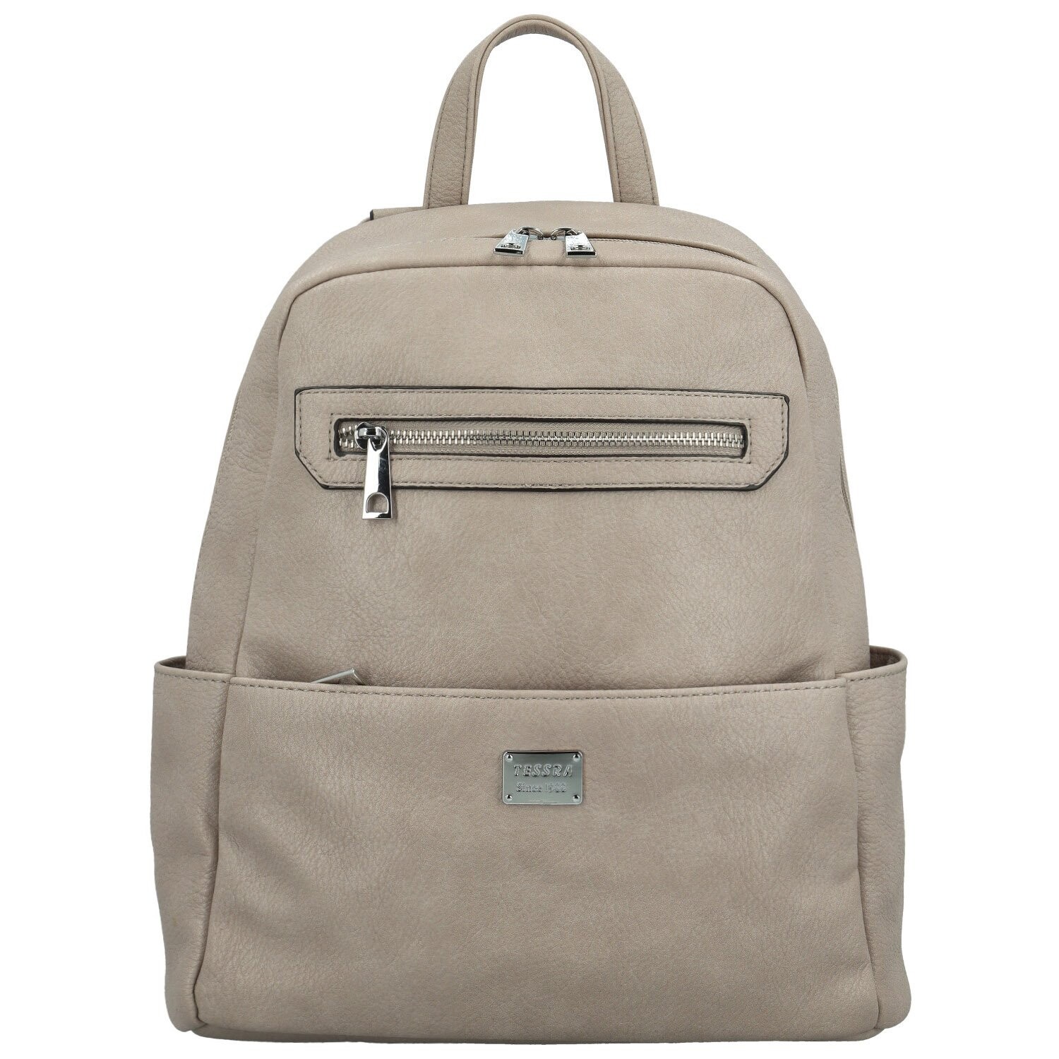 Trendy dámský koženkový kabelko-batoh Joppe, šedý