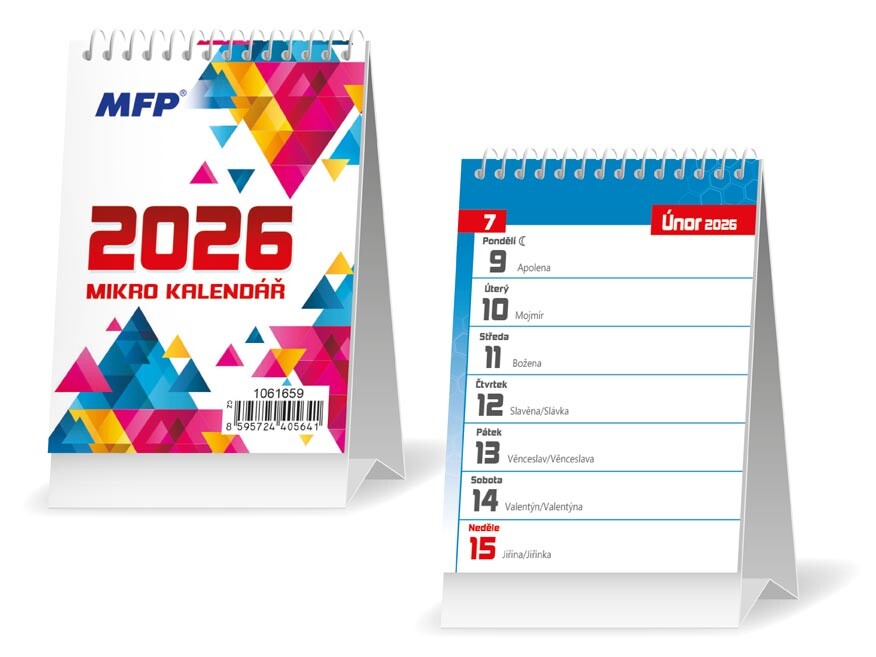 MFP 1061659 Kalendář 2026 stolní Mikro