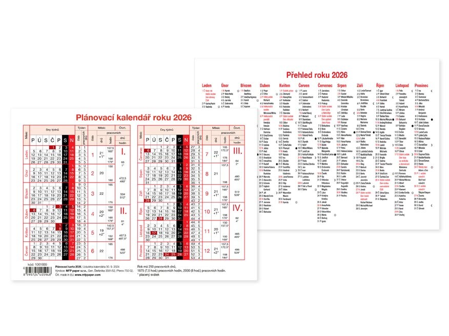 MFP 1061689 Plánovací karta 2026 A5