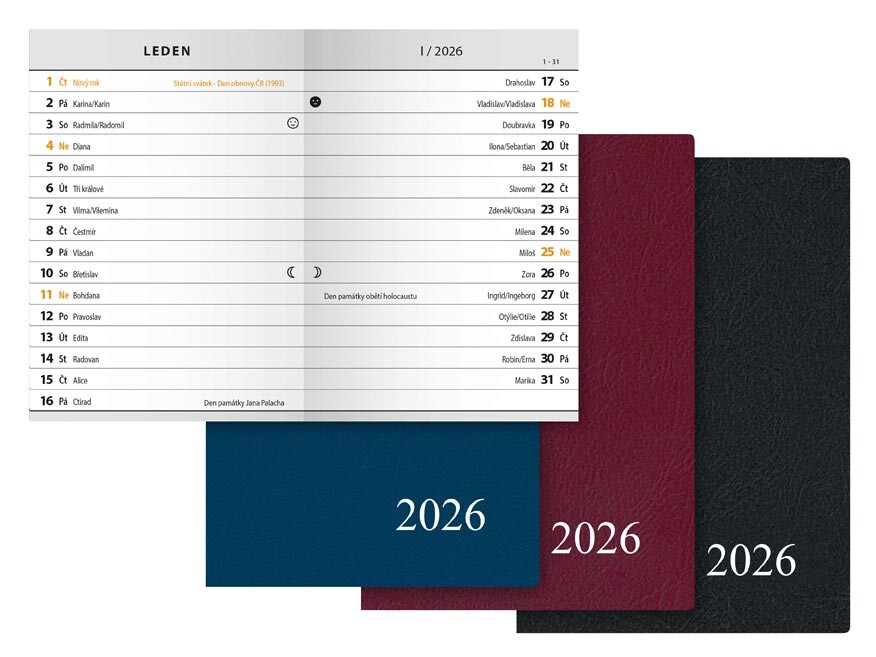 MFP 7781420 Diář 2026 M102/PVC měsíční