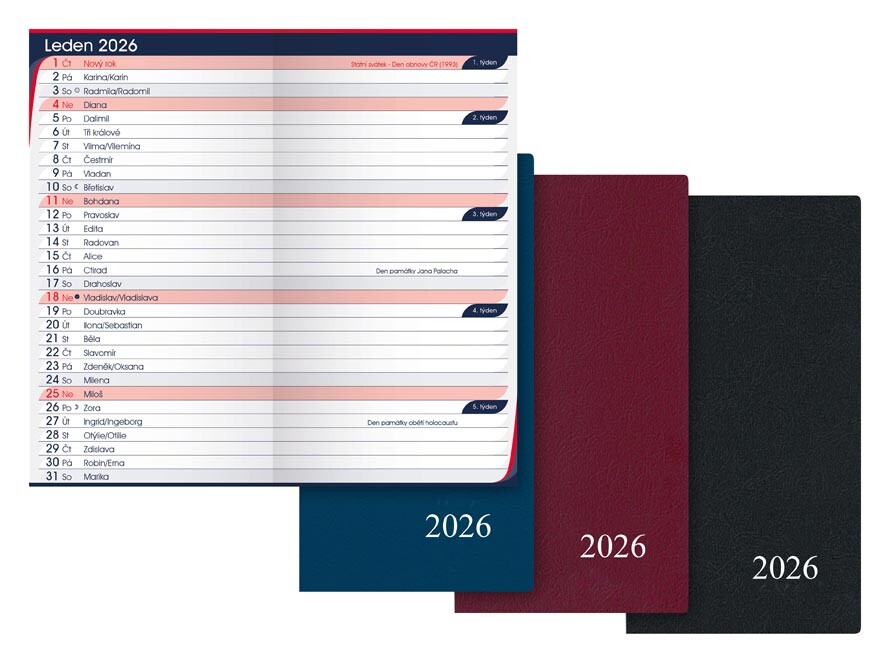 MFP 7781423 Diář 2026 M105/PVC měsíční