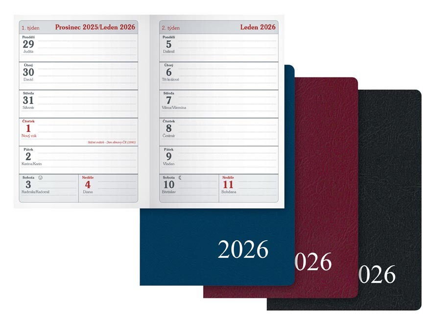 MFP 7781429 Diář 2026 T104/PVC týdenní