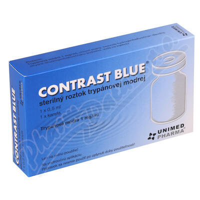 Contrast Blue 1x0.5ml+1xkanyla - II. jakost